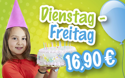 Dienstag bis Freitag 16,90€